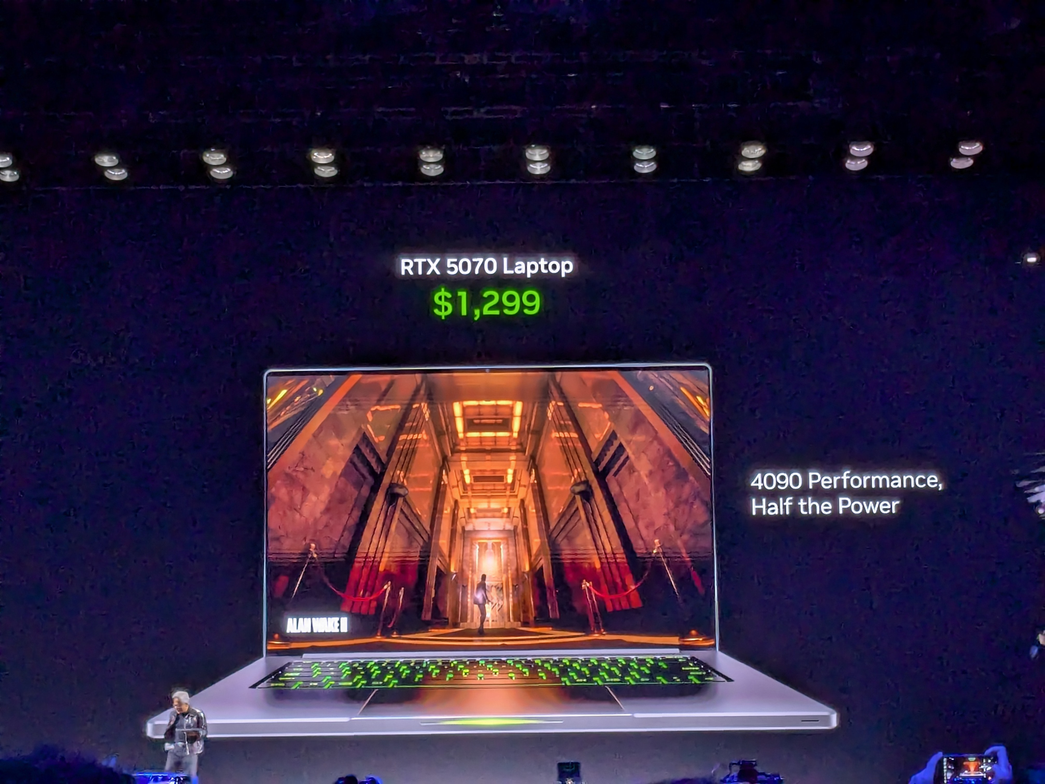 Jensen Huang - RTX 5070 Laptop - Nvidia Keynote - CES 2025 Las Vegas