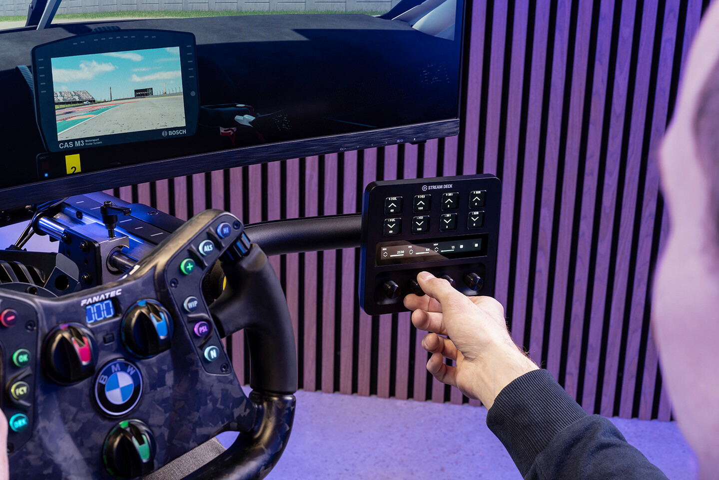 Fanatec and Elgato Bridge Sim Racing with Stream Deck—Here’s What It Actually Does