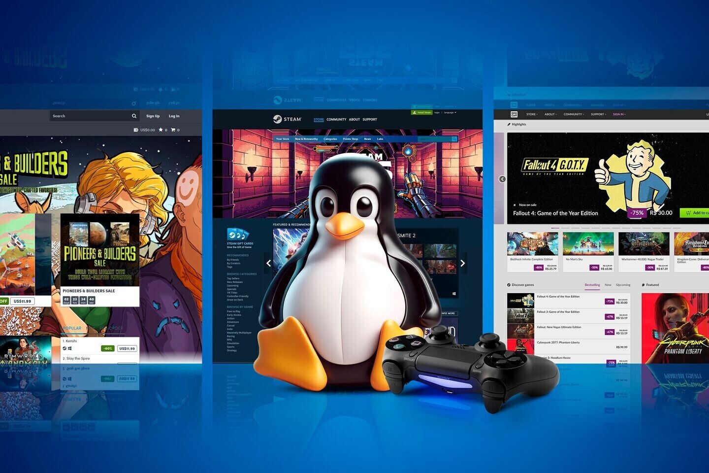 Linux Gaming Gets a Major Boost as Industry Heavyweights Launch the Open Gaming Collective