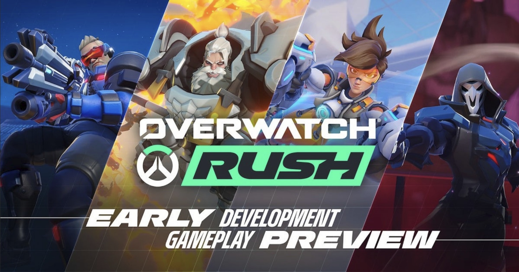 <strong>Blizzard Unveils <em>Overwatch Rush</em>: A Free 4v4 MOBA-Style Spin-Off for Mobile</strong>