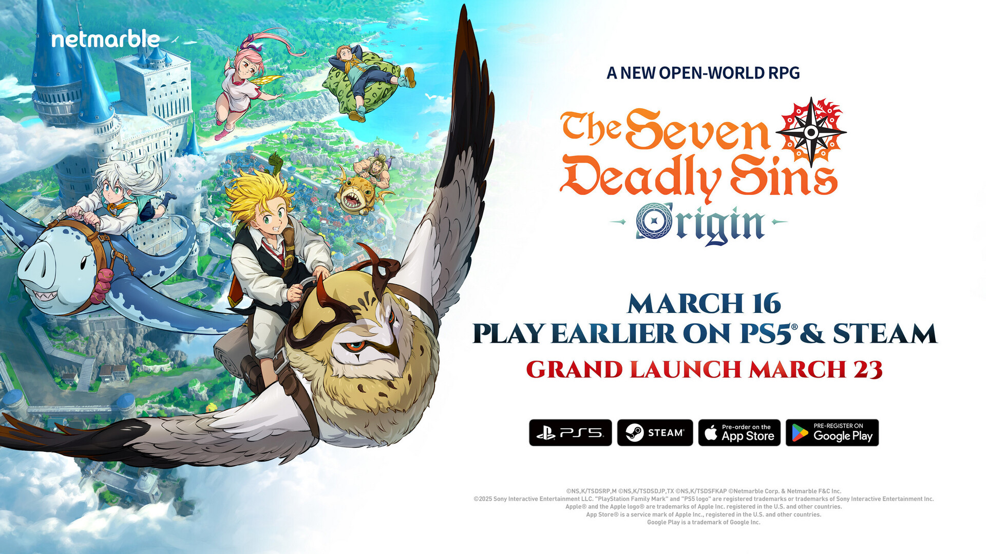 The Seven Deadly Sins: Origin Arrives March 16 on PS5 and Steam—Early Access Details Revealed