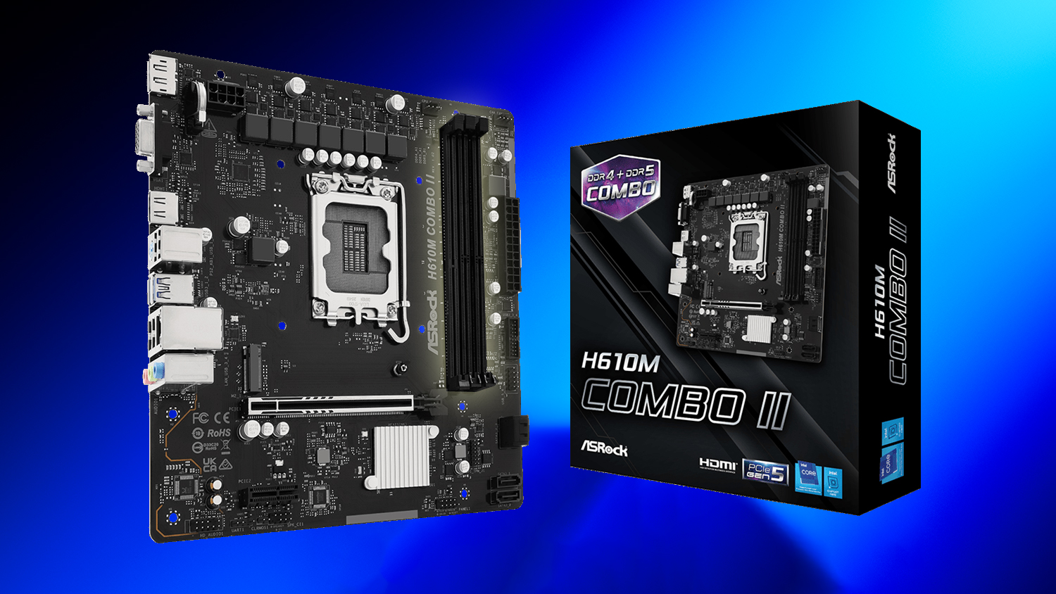 ASRock's H610M COMBO II: Bridging the DDR4 to DDR5 Transition