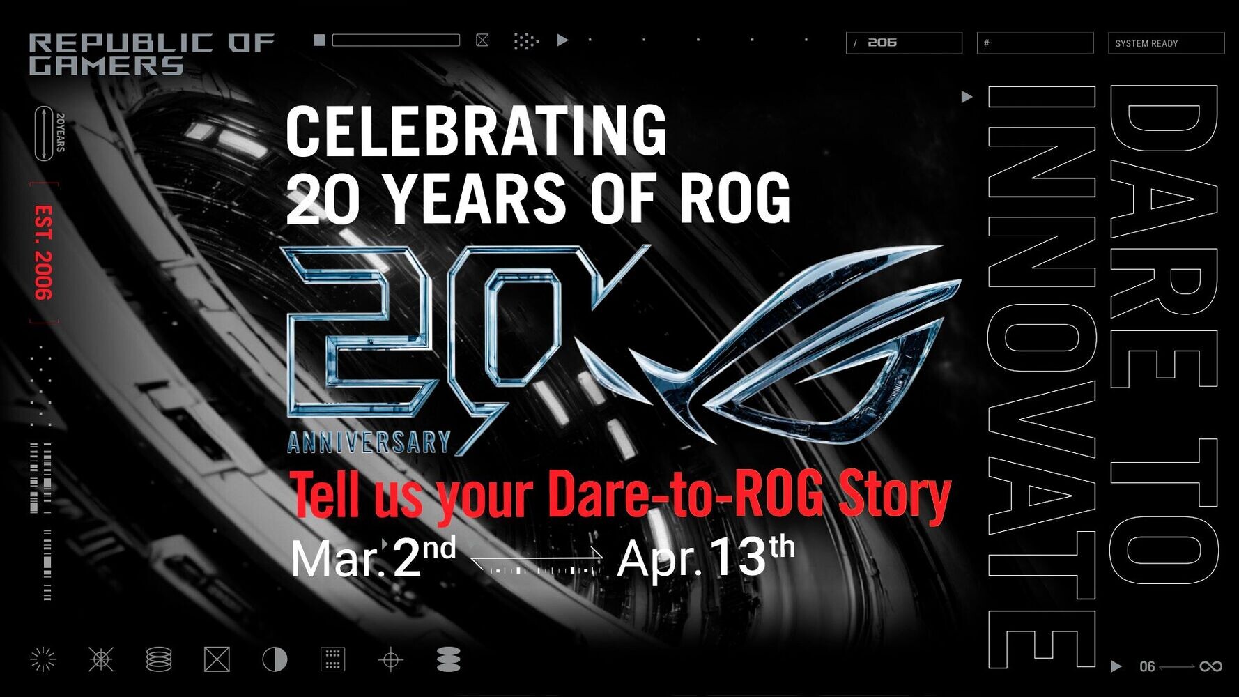 ASUS ROG Unveils 20th Anniversary Campaign with Exclusive Prizes and Fan Engagement