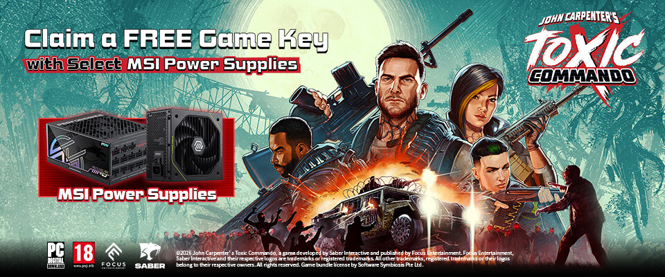 MSI Launches High-Capacity Power Supplies for Next-Gen GPUs