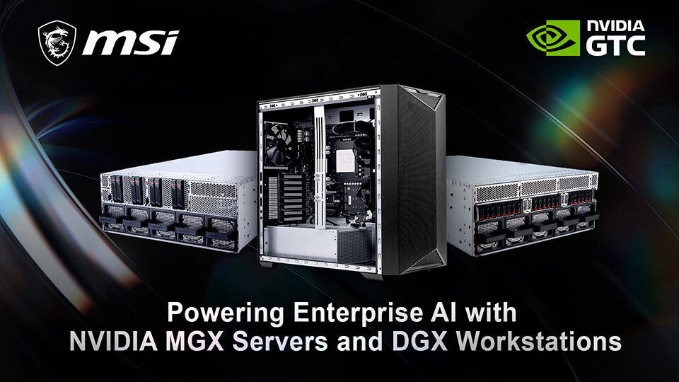 MSI Pushes AI Infrastructure to New Extremes with NVIDIA Blackwell and DGX Station