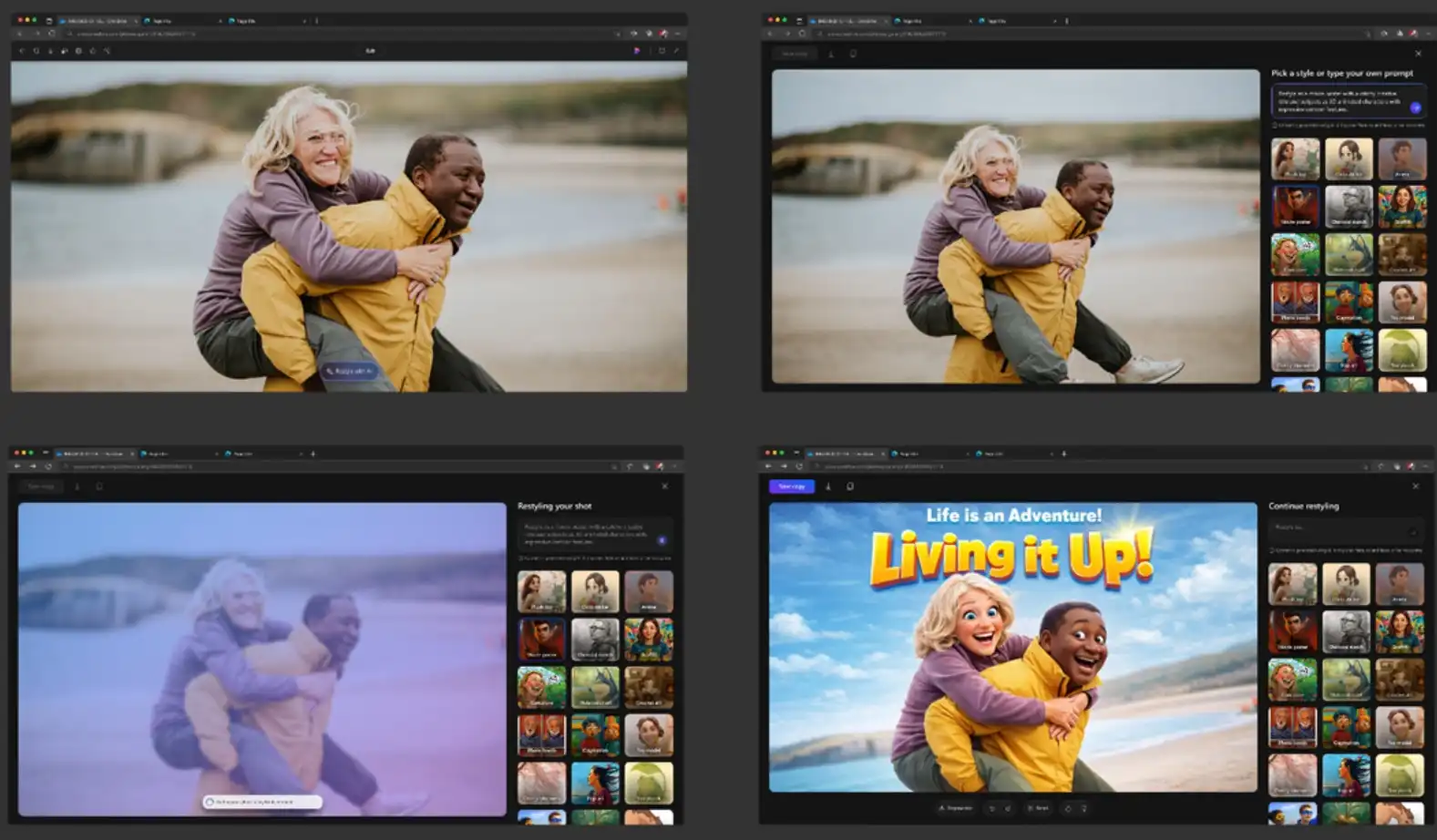 OneDrive Introduces Restyle: A New Tool for Image Editing with AI Assistance