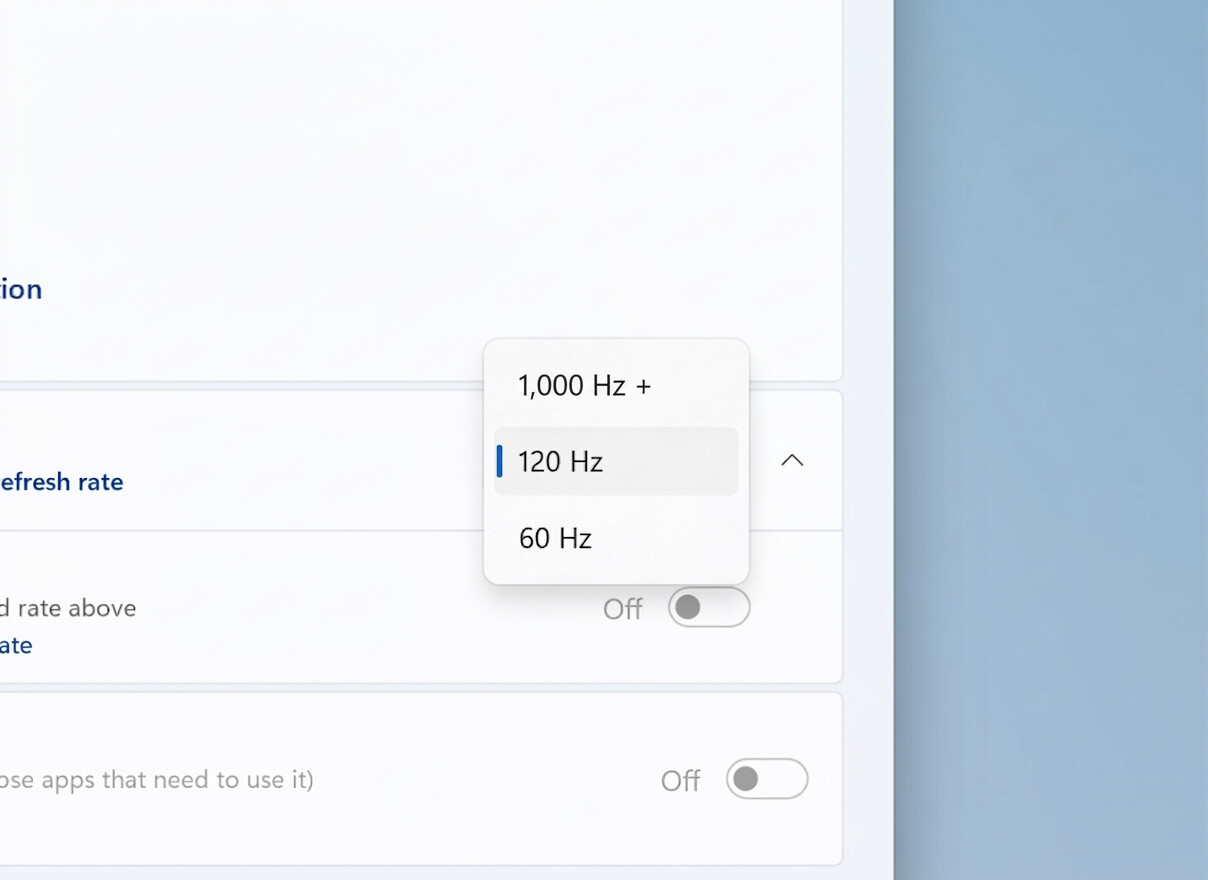 Windows 11 Now Supports Ultra-High-Refresh Monitors