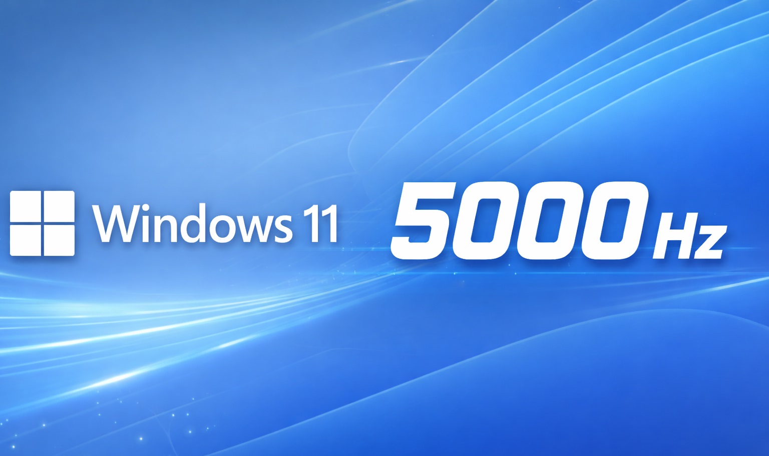 Windows 11 Pushes Towards 1000Hz Display Support