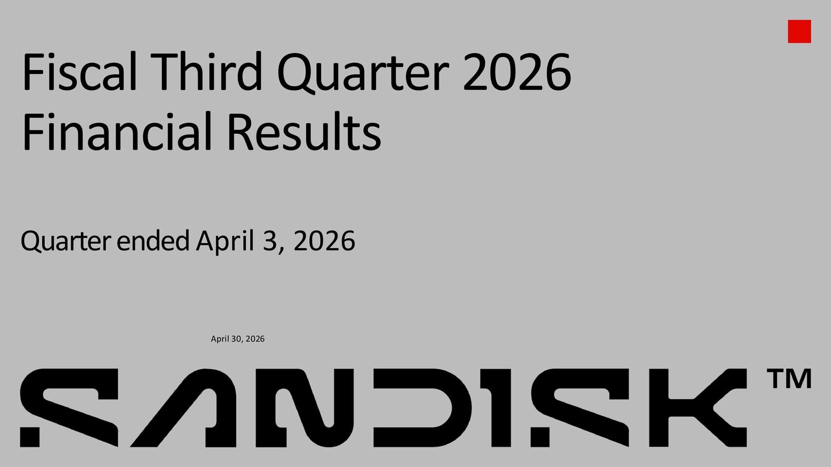 SanDisk Achieves Record Revenue with Strategic Shift Toward Long-Term Contracts