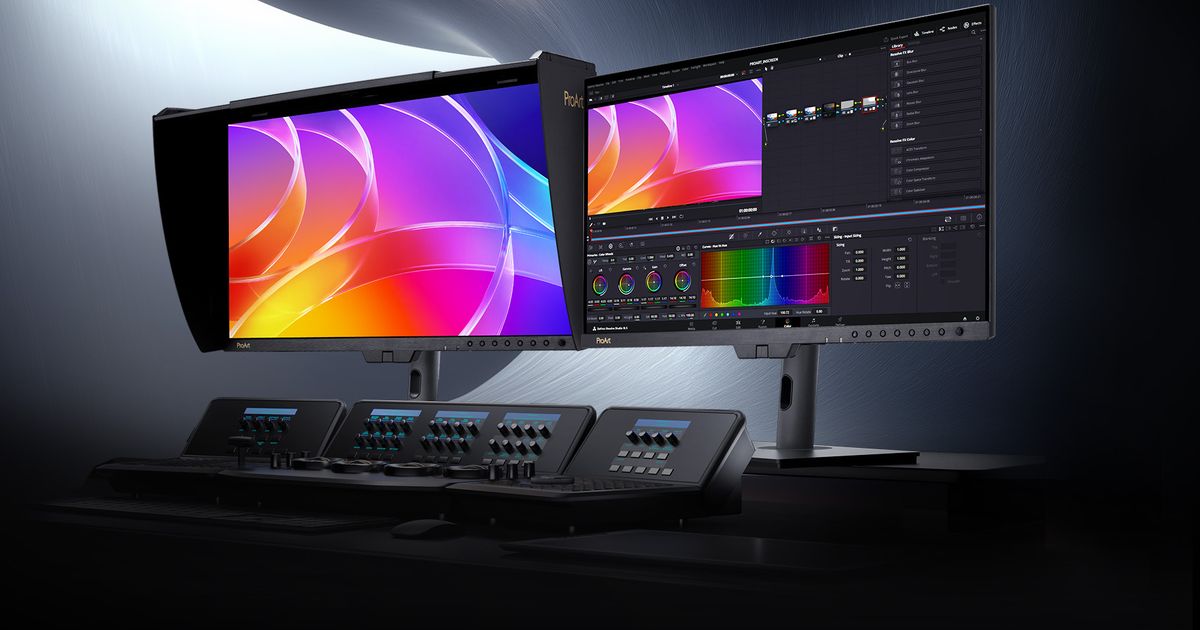 ASUS ProArt OLED Monitors Bring 4K QD-OLED to Professional Workflows