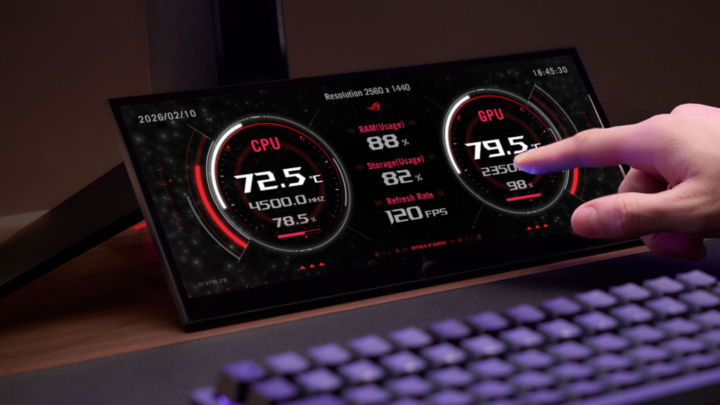 Asus ROG XG129C: A compact gaming monitor with limits