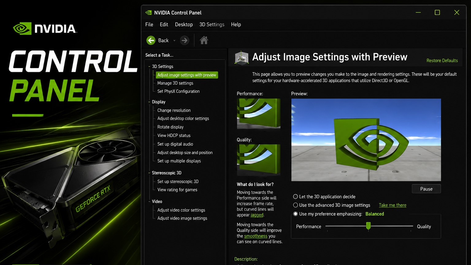 NVIDIA’s Two-Decade Control Panel Fades, New App Rises