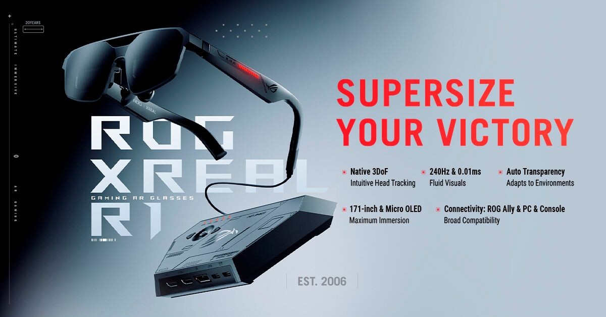 ROG XREAL R1: A 240 Hz leap into immersive gaming
