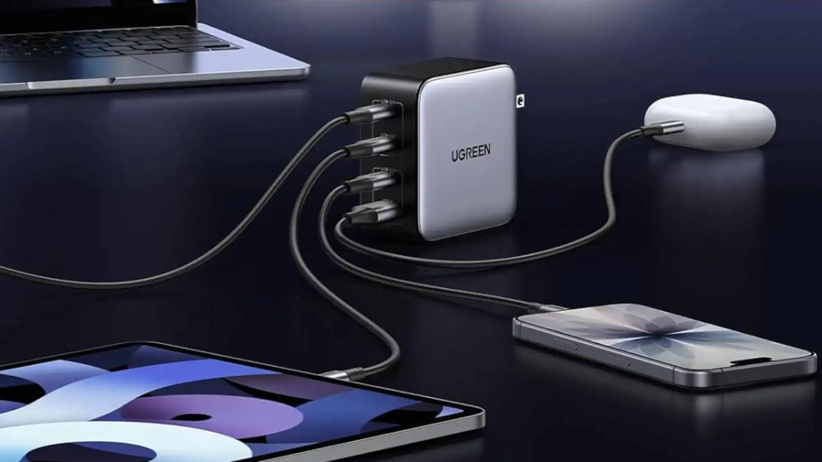 The Ugreen 4-Port GaN Charger: Power, Portability, and Practicality
