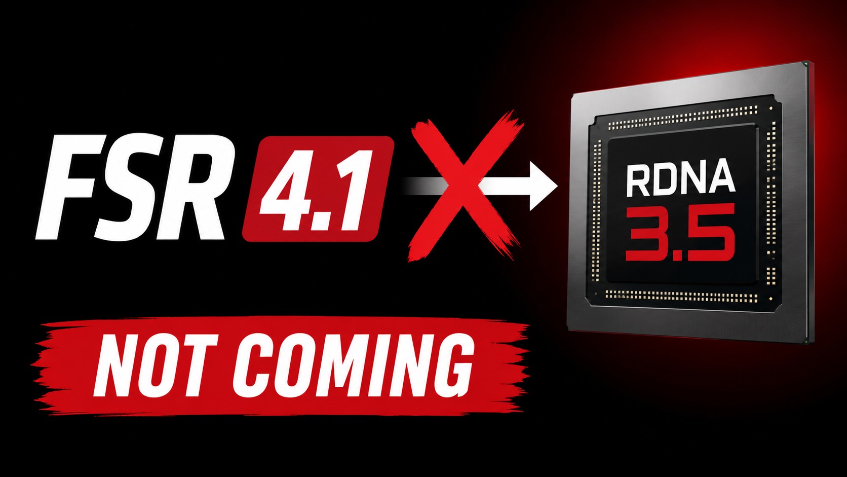 AMD RDNA 3.5 GPUs Will Skip FSR 4, Leaving AI APUs with Older Upscaling