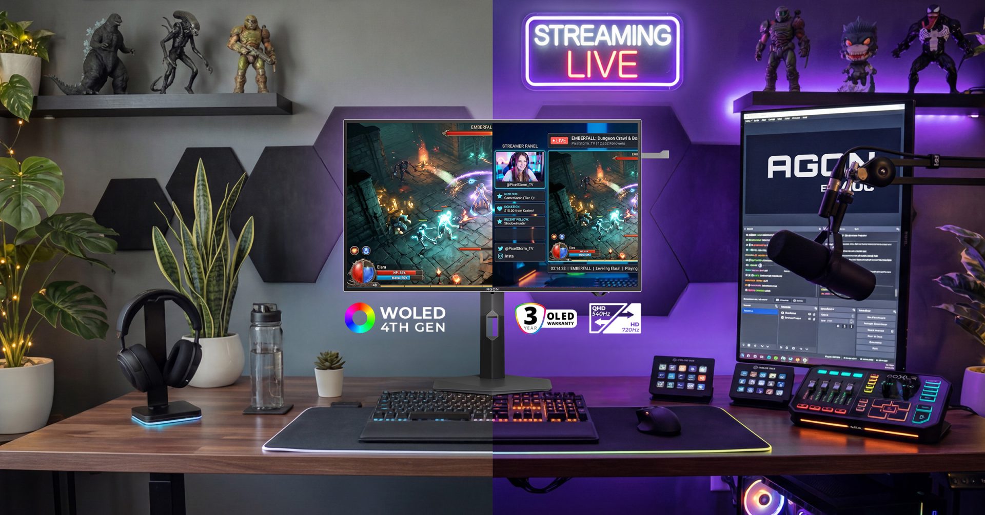 AOC's AGON Pro AGP277QKDC: OLED Speed at a Competitive Price