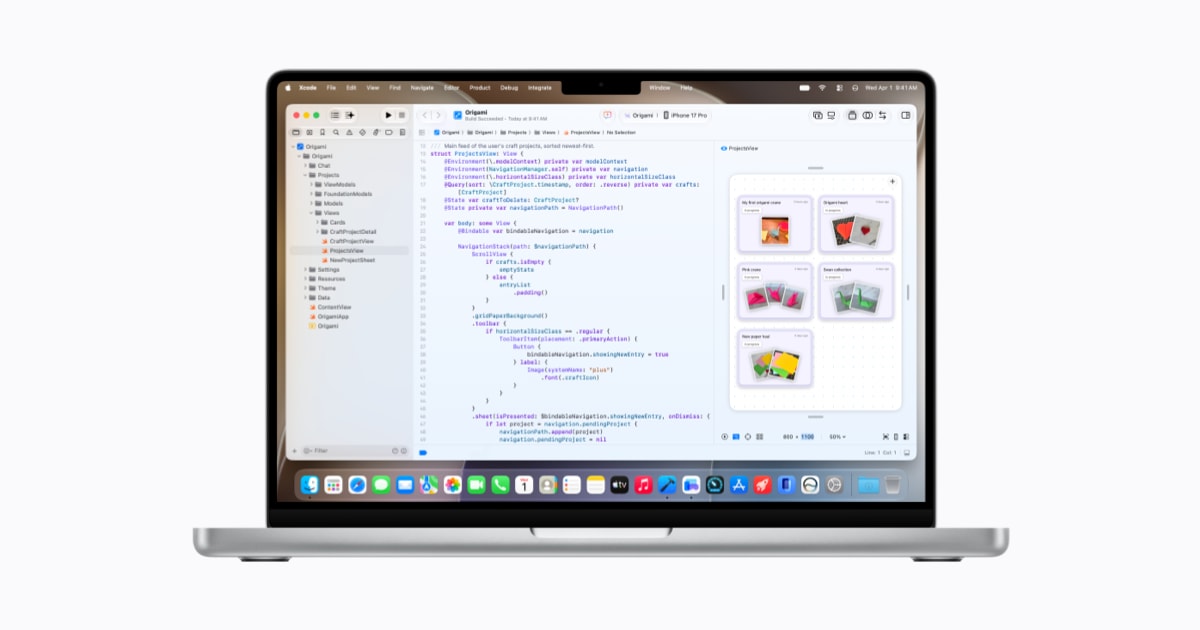 Apple Introduces New Intelligence Tools to Accelerate App Development