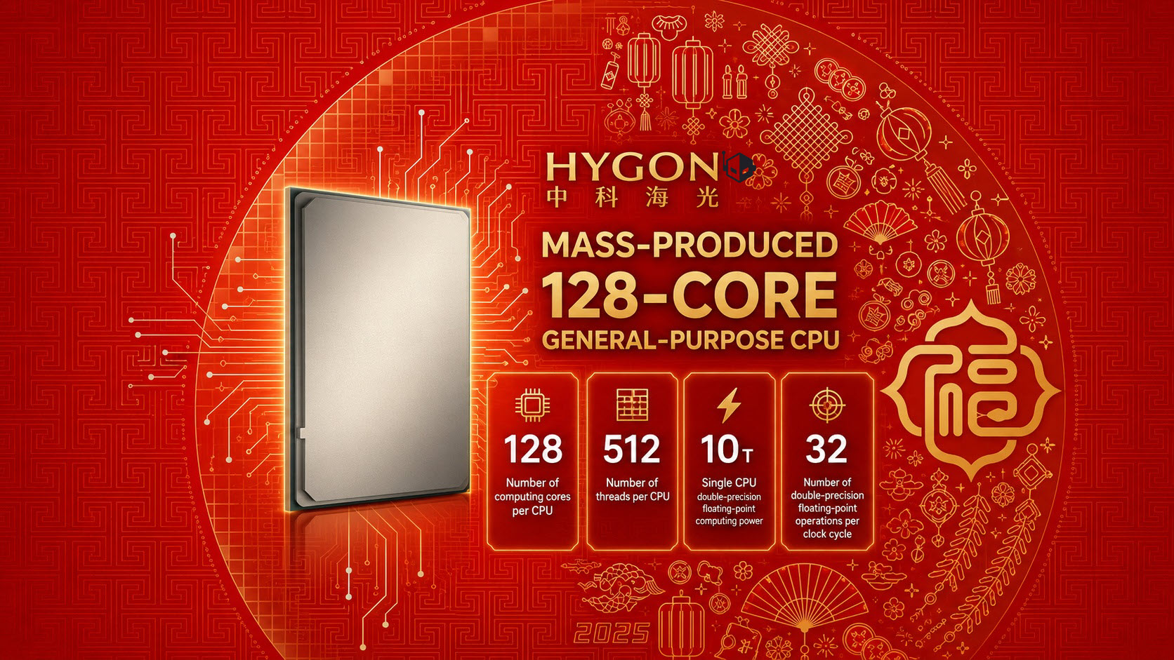 China's C86 CPU Challenges Intel Xeon with 128-Core, 512-Thread Design